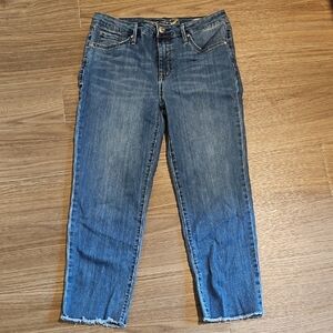 Seven7 Tower Straight Crop Size 8 Jeans